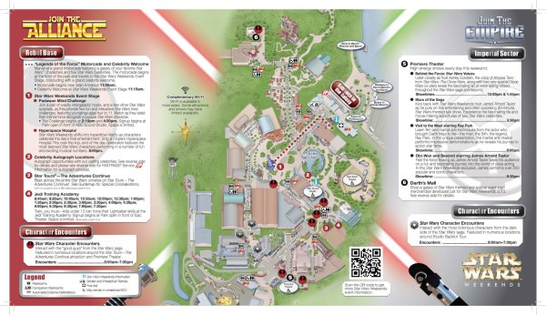 star wars weekend map