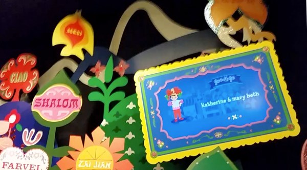 Its a Small World Says Goodbye